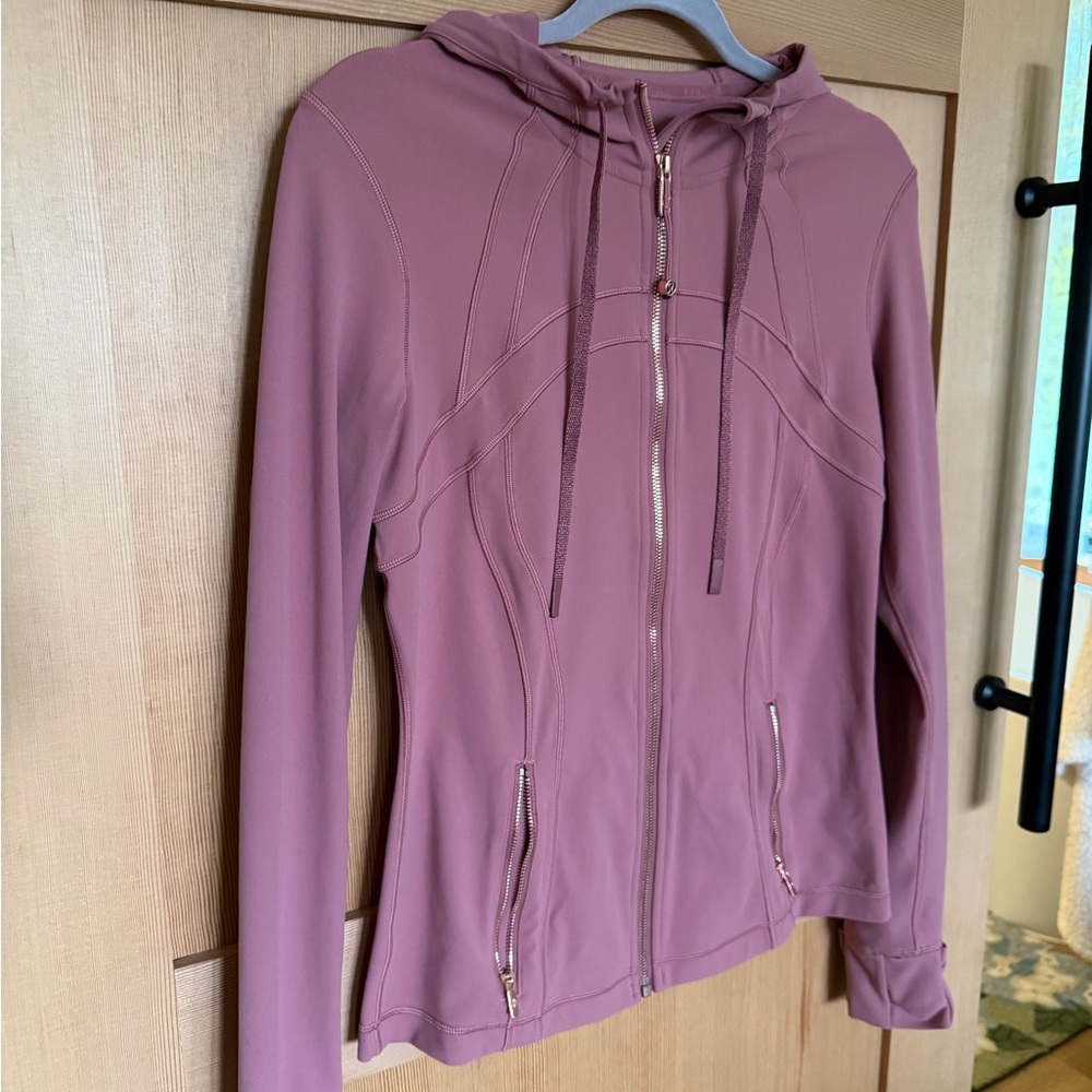 lululemon athletica Rose-mauve Hooded Utility Jacket with Zip Pockets